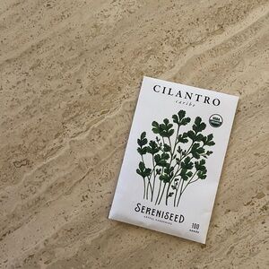 Sereniseed Organic Cilantro Seeds